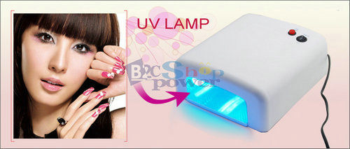 36W 220V Nail Art UV Lamp Gel Curing Tube Light Dryer