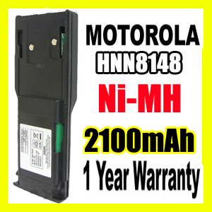 MOTOROLA HNN8148 Two Way Radio Battery,HNN8148 battery