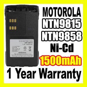 MOTOROLA NTN9858 Two Way Radio Battery,NTN9858 battery