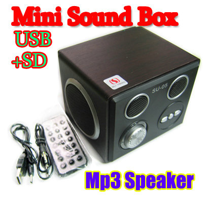   Sound Quality on Mini Sound Box Boombox Mp3 Mobile Speaker Sd Usb