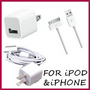 AC Wall Charger+USB Sync Data Cable For iPhone 4 4G 4th
