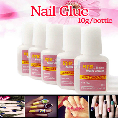 Pro 5x Acrylic Nail Art Glue for Rhinestone decoration 10g/bottle