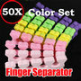 50X Nail Art Manicure Pedicure Finger Soft Foam Finger Toe Separator