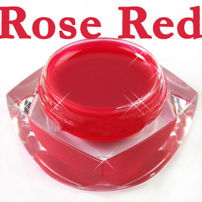 Full 20ML NAIL UV Builder Gel Nail Art Rose Red Wonderful