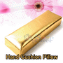 Godlen Cube Pillow Rest UV Manicure Long Hand Cushion Nail Art Rectangular