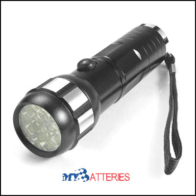 14 LED Handheld Aluminum Color Light Flashlight Torch