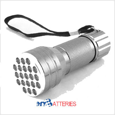 21 LED Grey Handheld Flashlight