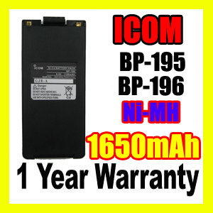ICOM BP-195,ICOM BP-195 Two Way Radio Battery