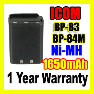 ICOM BP-83,ICOM BP-83 Two Way Radio Battery