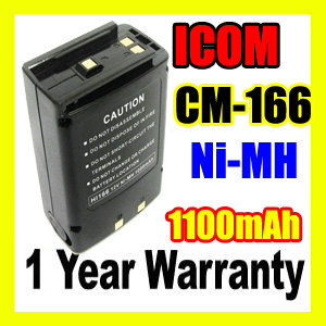 ICOM CM-166,ICOM CM-166 Two Way Radio Battery
