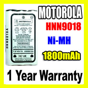 MOTOROLA HNN9018AR Two Way Radio Battery,HNN9018AR battery