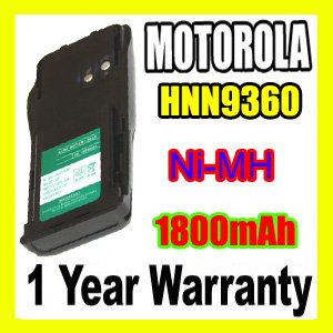 MOTOROLA HNN9360A Two Way Radio Battery,HNN9360A battery