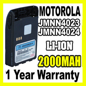 MOTOROLA JMNN4024A Two Way Radio Battery,JMNN4024A battery