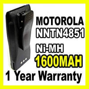 MOTOROLA NNTN4496 Two Way Radio Battery,NNTN4496 battery