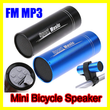 Aluminium Alloy Sport Bicycle Mini FM TF MP3 Player Music Speaker