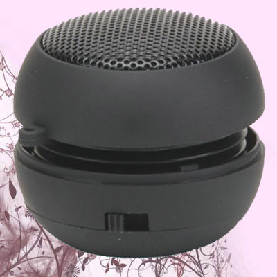 Black Mini Hamburger Speaker for iPhone iPod Laptop MP3