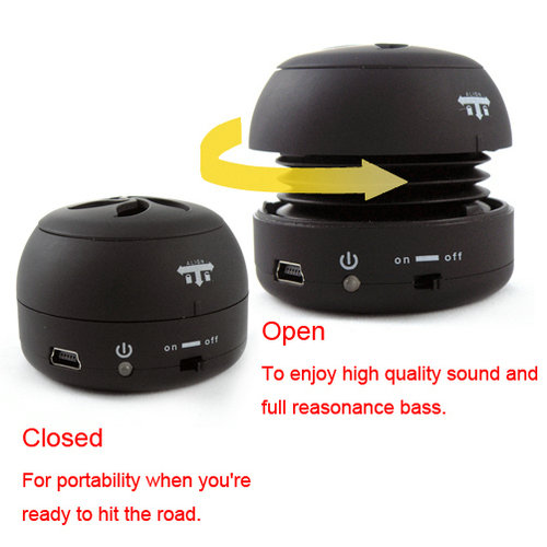 Mini Hamburger Speaker for i Pod i Phone Laptop PC Mp3