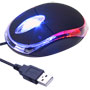 Mouse,Black Flashy Optical 3-Button Scroll Wheel Mouse