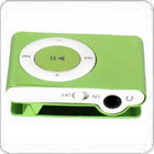 4GB Clamp Mini MP3 Player Green Color