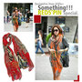 Fashion Zebra And Leopard Soft Large Long Scarf Shawl Wrap Stole-Red