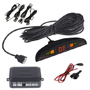 4 Parking Sensors LED Car Reverse Backup Radar Kit