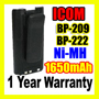 BP-209 BP-210 Battery for ICOM IC-F3GT F4GT F11 F21