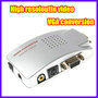 PC VGA to AV TV RCA VIDEO CONVERTER ADAPTERS SWITCH BOX