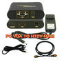 VGA to HDTV HDMI Converter Box+ HDMI Cable+ 3.5mm Audio